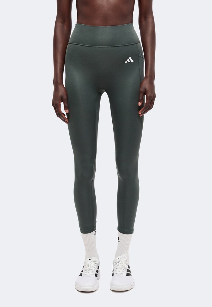 adidas OPTIMÉ ESSENTIALS WORKOUT 7/8 - Leggings - legend ivy