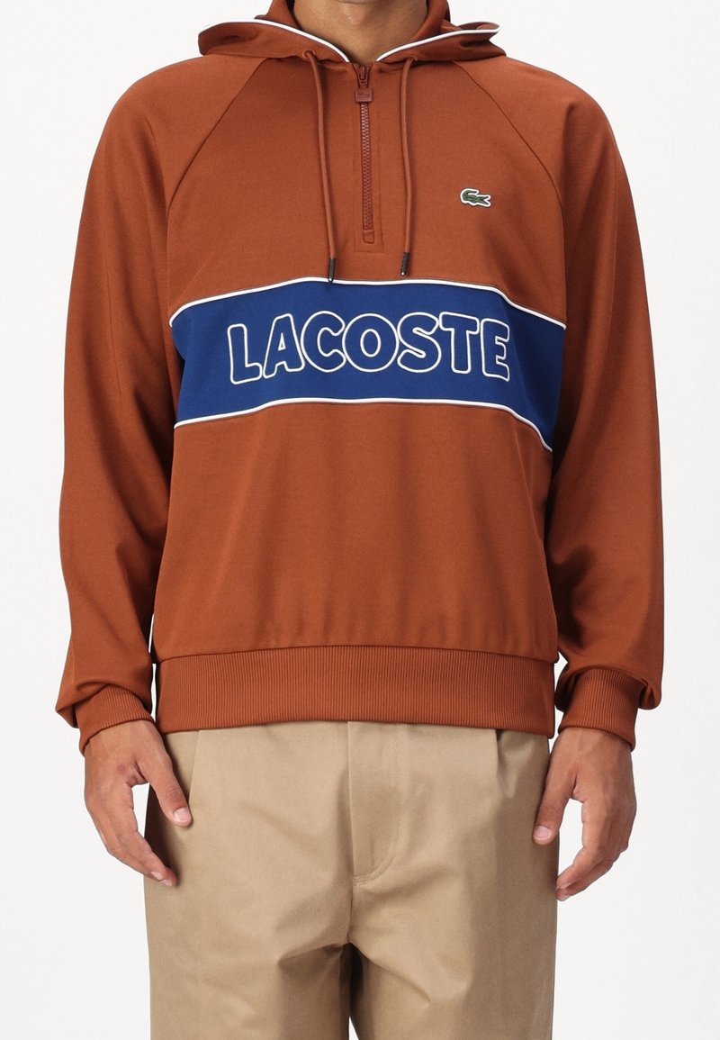 Lacoste Felpa con cappuccio - dark red