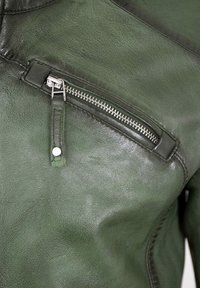 Lederjacken24 KARL - Lederjacke - dunkelgrün