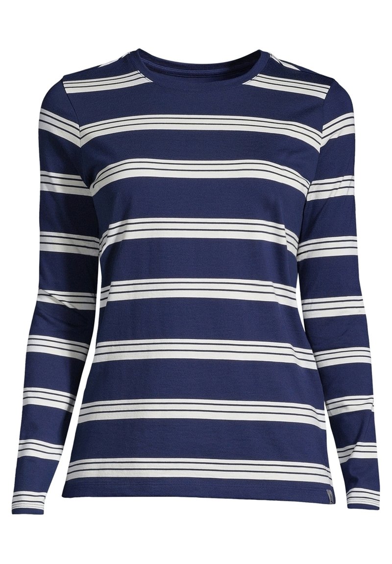 LANDS' END Long sleeved top deep sea navy/blue Zalando.de