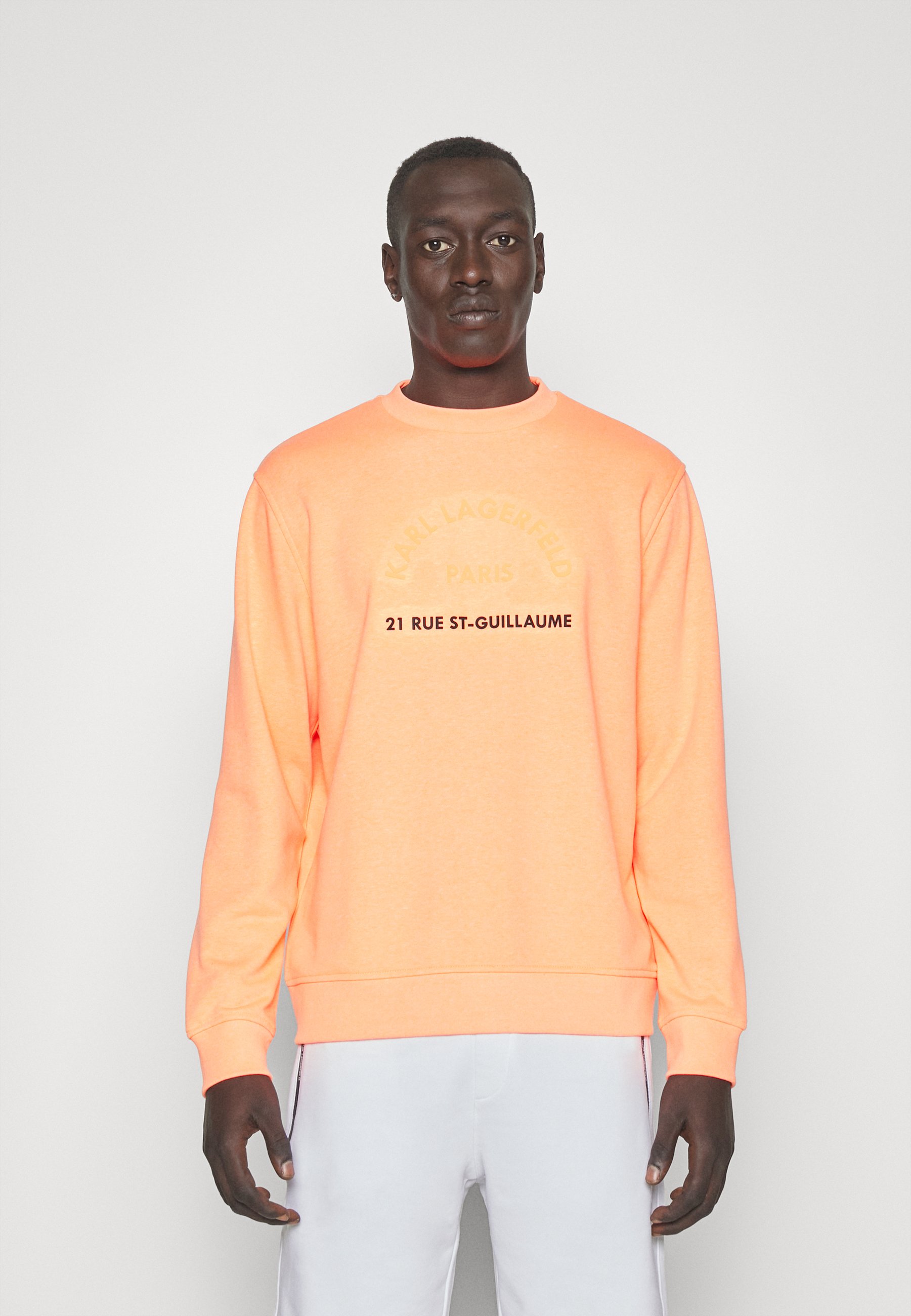 KARL LAGERFELD Sweatshirt - neon orange - Zalando.co.uk