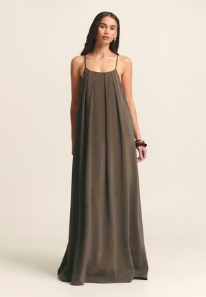 Vestito lungo - dark truffle