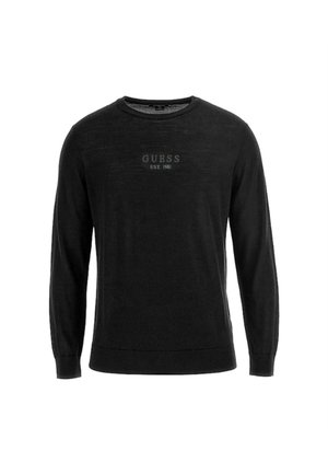 KNITTED NYLON PULLOVER - Maglione - nero