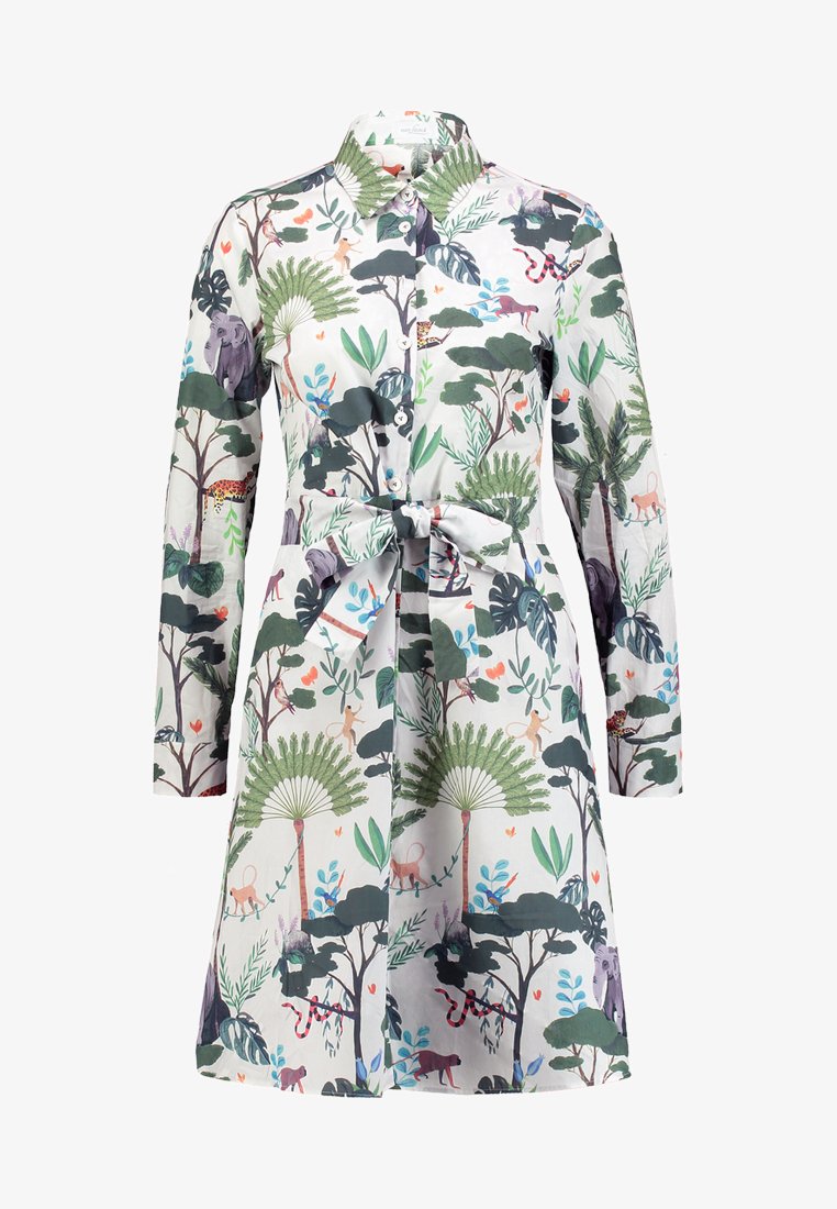 van Laack KANA Kjole whitegreen Zalando.no van Laack KANA - Skjortekjole - blau