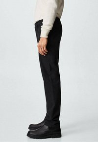 Mango Kalhoty - mottled dark grey