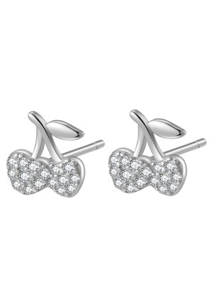 CHERRIES - Earrings - silver coloured