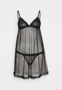 Emporio Armani BABYDOLL STRING - Pyjama set - black - Zalando.ie