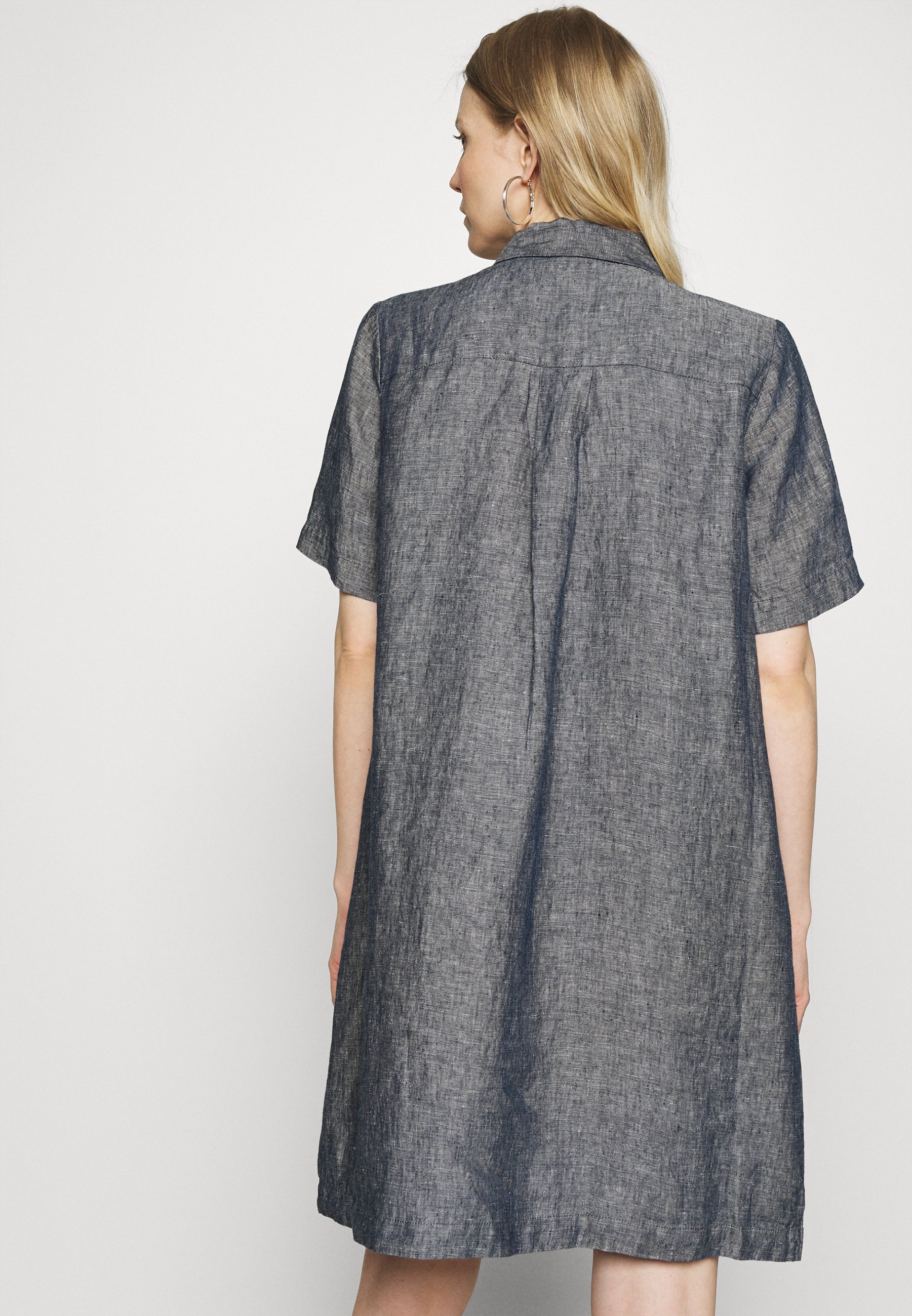 Opus WELIKA - Blousejurk - mystic blue/donkerblauw - Zalando.nl