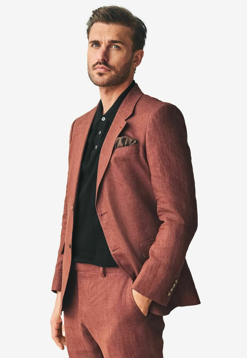 Next - REGULAR FIT - LEOMASTER ITALIAN - Blazer jacket - rust brown, Enlarge
