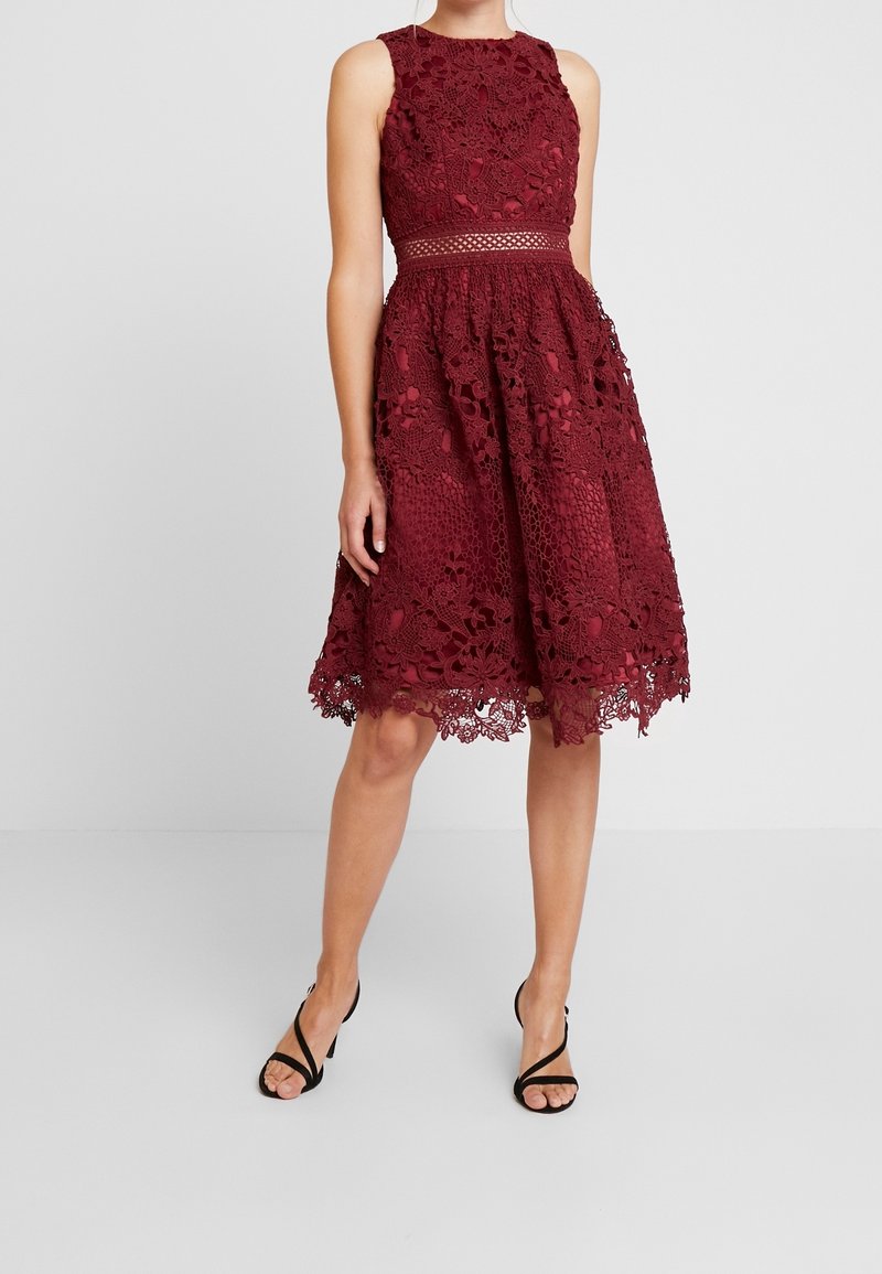 chi chi london burgundy dress Chi Chi Petite Cowl Neck Satin Maxi Dress In Wine