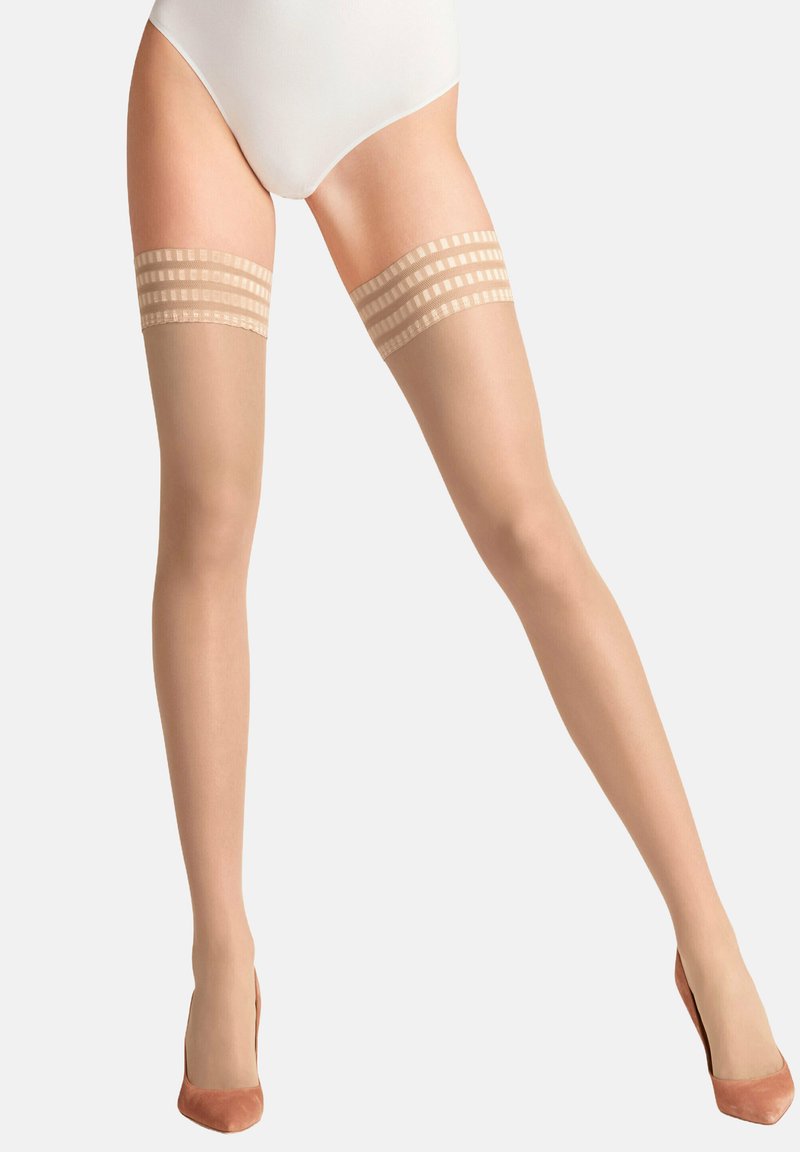 FALKE PURE MATT 20 DENIER SHEER - Overkneestrümpfe - cocoon