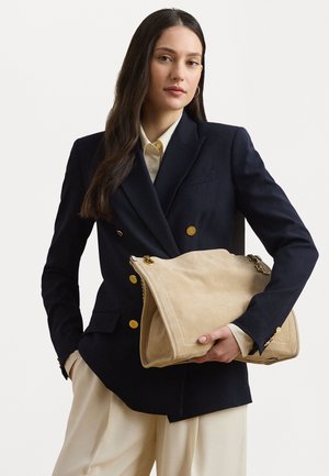 SUEDE LARGE BRADLEY SHOPPER TOTE BAG - Sac à main - sand dune