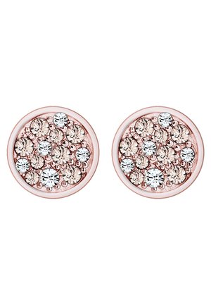 SPARKLING BASIC ELEGANCE - MIT KRISTALLEN VON SWAROVSKI® - Boucles d'oreilles - rose gold-coloured