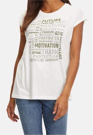 T-shirt imprimé - white
