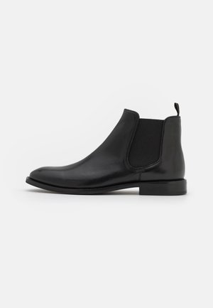 LEATHER - Classic ankle boots - black