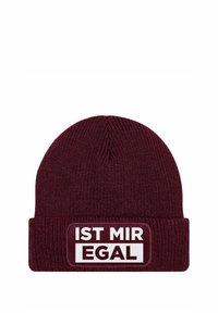 Unselected, bordeauxrot