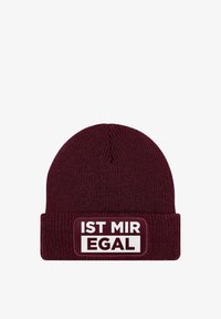 Unselected, bordeauxrot