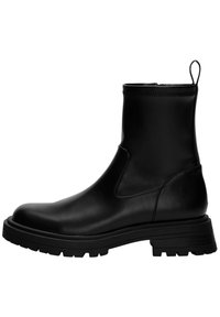 Platform bokacsizmák - black