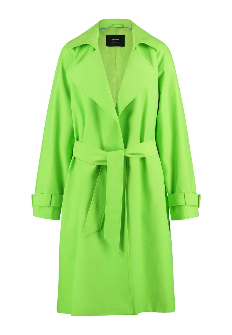 Taifun Trenchcoat neongroen