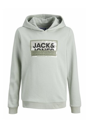 GEDRUCKT - Kapuutsiga pusa - aqua gray