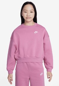 Nike Sportswear CLUB CREW  - Športni pulover - magic flamingo