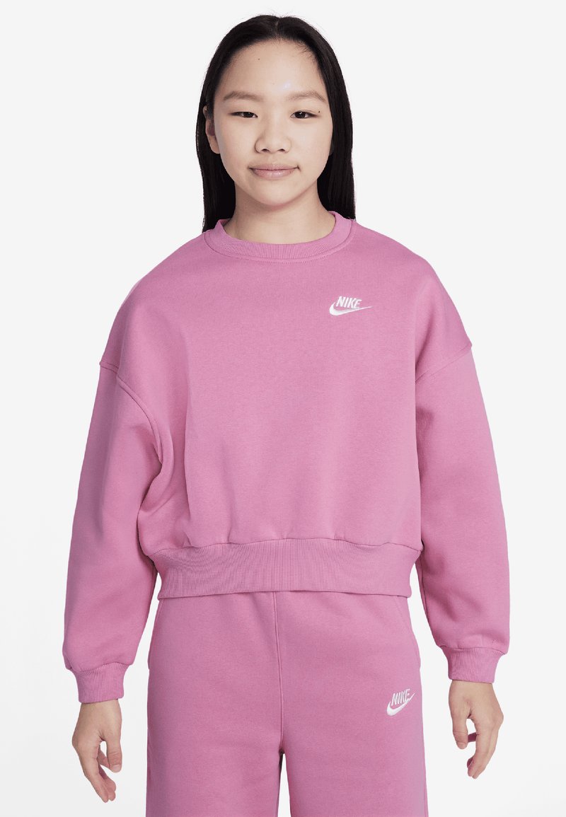 Nike Sportswear CLUB CREW  - Športni pulover - magic flamingo