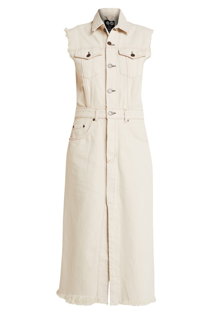 JINX DRESS Jeansklänning dirty white JINX DRESS Jeansklänning dirty white