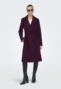 ONLY ONLALVILDA LIFE WRAP - Cappotto classico - burgundy