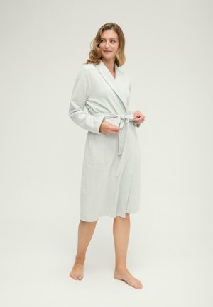LOHE, BATA JACQUARD PUNTO - Albornoz - verde