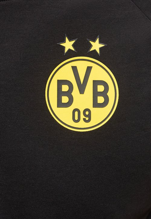 PUMA BVB DORTMUND PUMATECH POCKET TEE - Club wear - black/faster yellow — photo 6