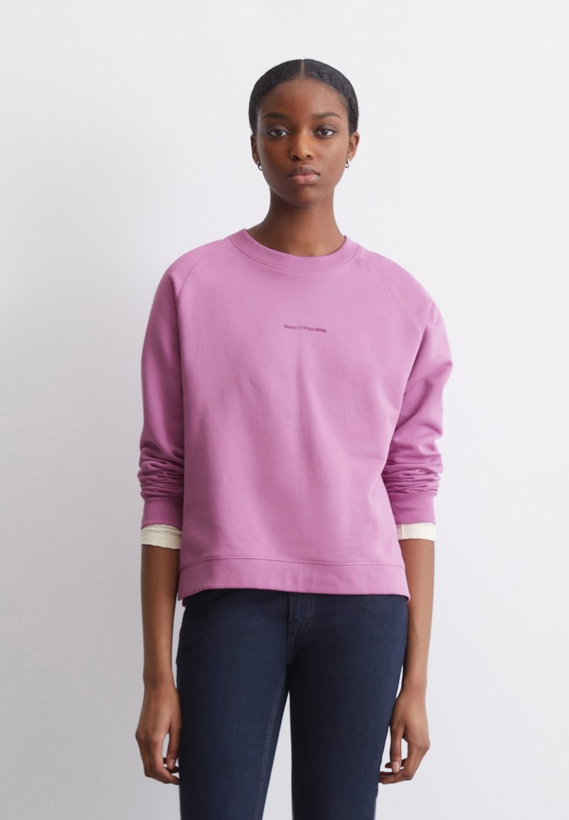 Marc O'Polo DENIM CREW NECK  - Ikdienas džemperis - smoky grape