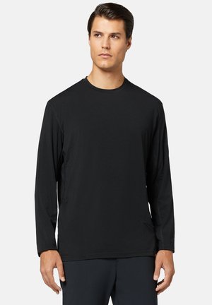 STRETCH CARBON - Long sleeved top - black