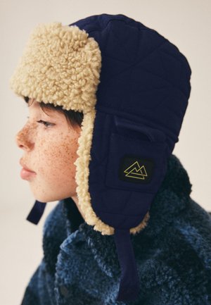 Next, QUILTED TRAPPER HAT - Sombrero - navy