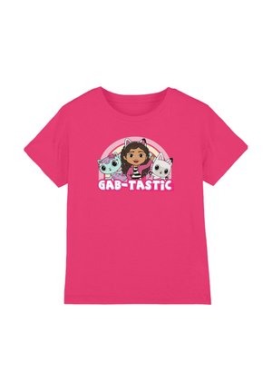 Universal Studios, GABBY'S DOLLHOUSE RAINBOW FRIENDS UNISEX - T-Shirt print - neon pink