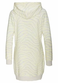 LASCANA Freizeitkleid - hellgelb hellgrau gemustert