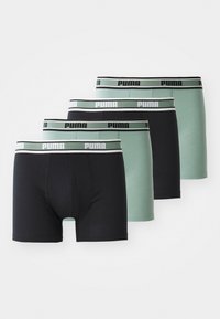 Selected, dark sage/black