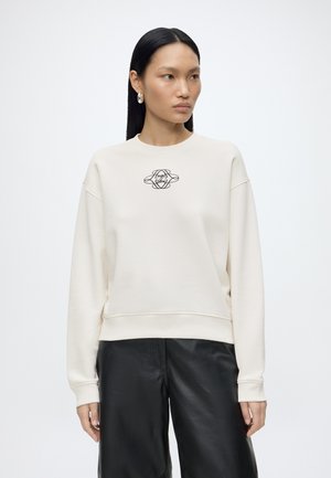 HUGO DAXANDRIA - Sweatshirt - open white