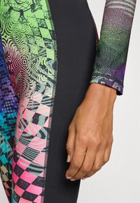 adidas Performance X JEREMY SCOTT PRIDE ONESIE - heldragt - acid yellow/semi lucid fuchsia/active purple