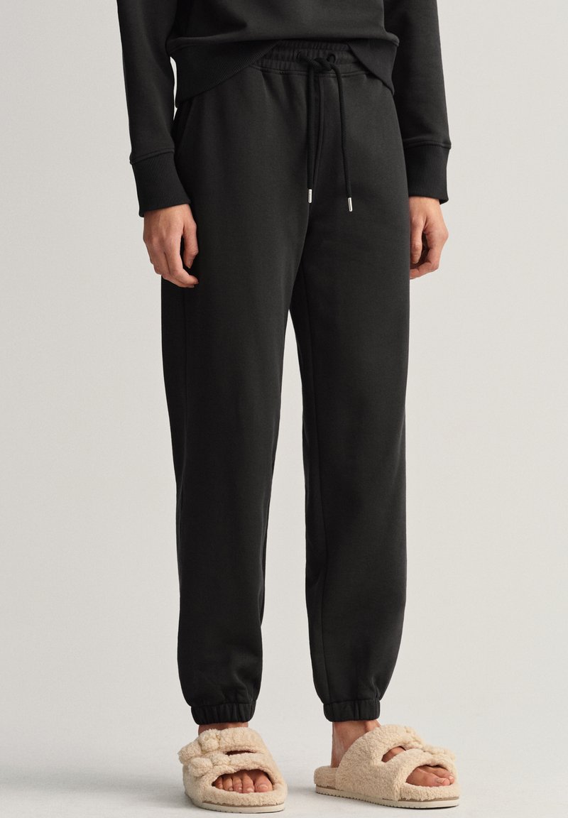 GANT RELAXED FIT ICON G ESSENTIAL Tracksuit bottoms ebony black/black Zalando.de