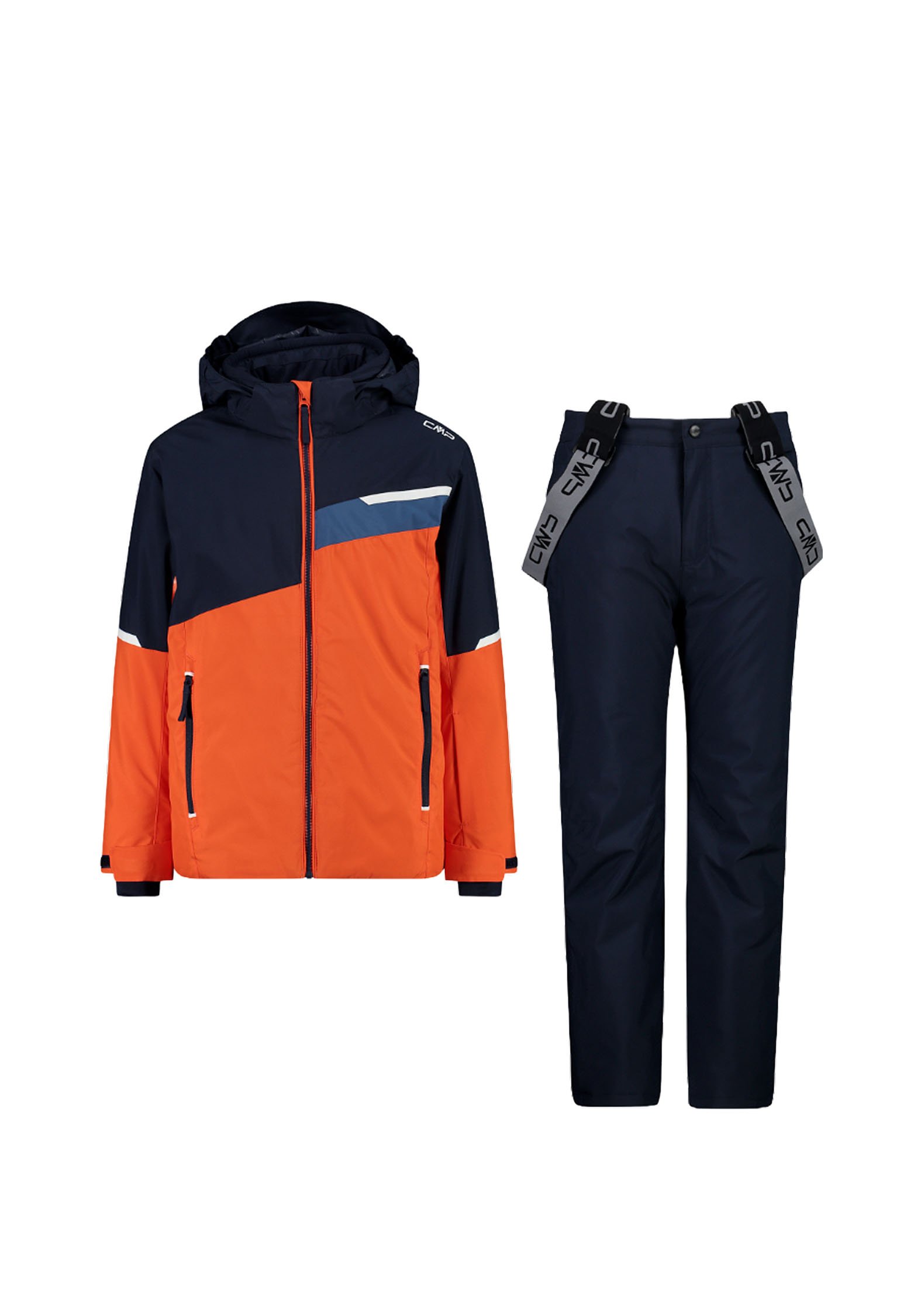 CMP - Tuta da sci in twill da bambini, Titanio, 104