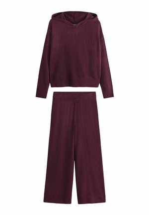 THE SET, HOODIES AND JOGGERS SET - Kapuzenpullover - burgundy red