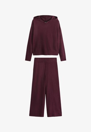 THE SET, HOODIES AND JOGGERS SET - Kapuzenpullover - burgundy red
