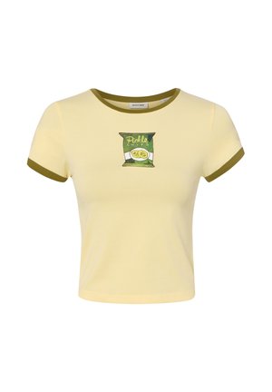 Noisy May, NOISY MAY T-SHIRT NMMOLLY - Print T-shirt - vanille oliv
