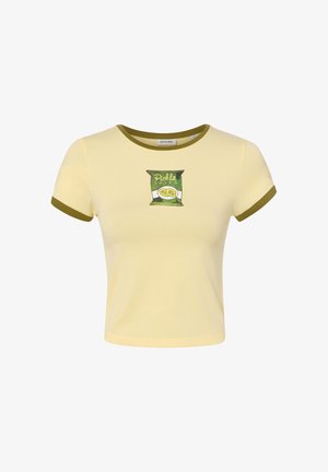 Noisy May, NOISY MAY T-SHIRT NMMOLLY - Print T-shirt - vanille oliv