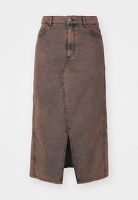 Mads Nørgaard KETLY SKIRT - Teksaseelik - brown