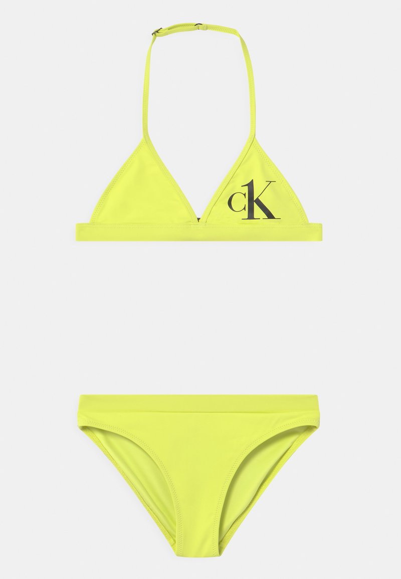 Calvin Klein Swimwear TRIANGLE SET Bikini yellow/gelb Zalando.de