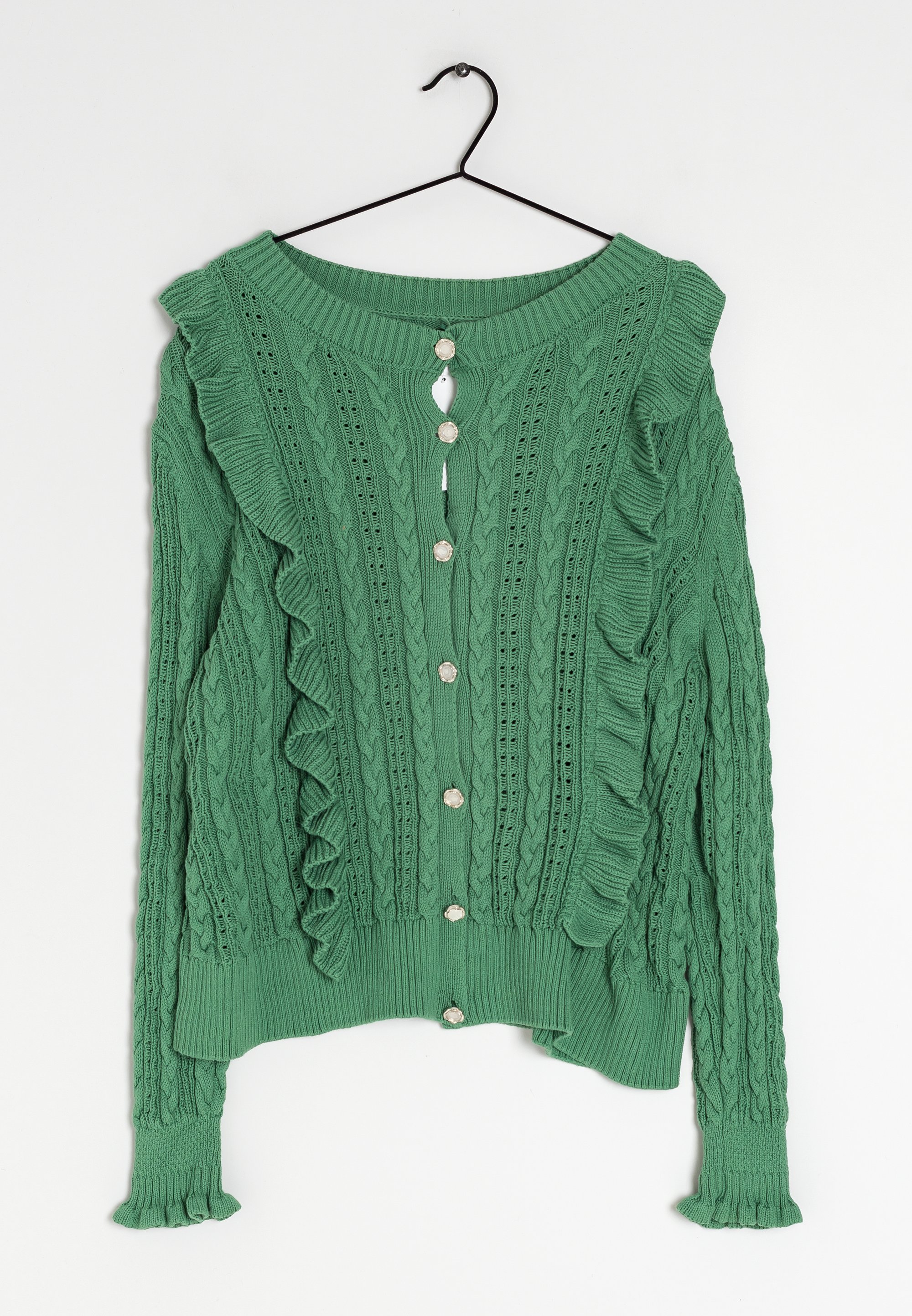 Violeta by Mango Cardigan green/verde (Second hand)