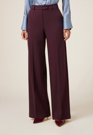 Oltre PALAZZO - Trousers - bordeaux