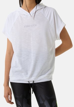 T-shirt med print - white