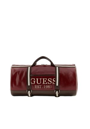 Guess OSLO BEDRUCKTE WEEKENDER-TASCHE - Valigia - bordeaux